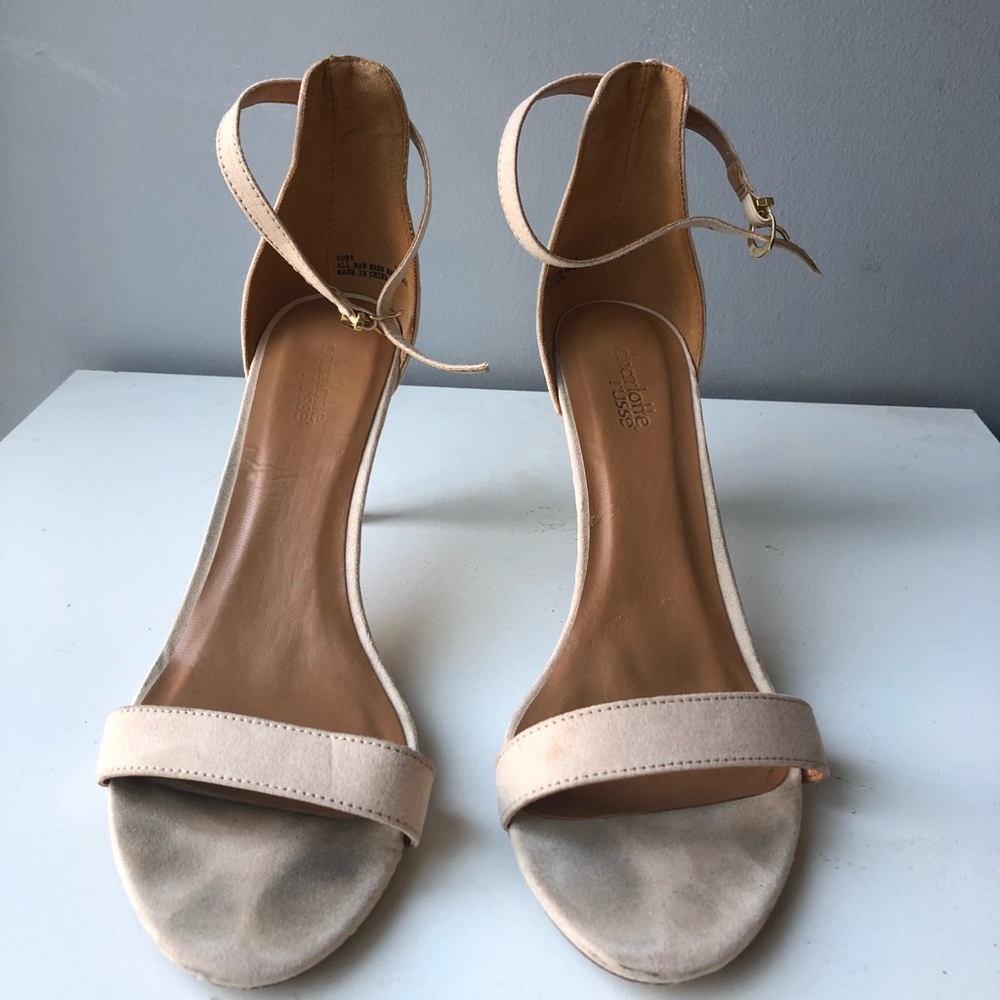Low ankle strap heels